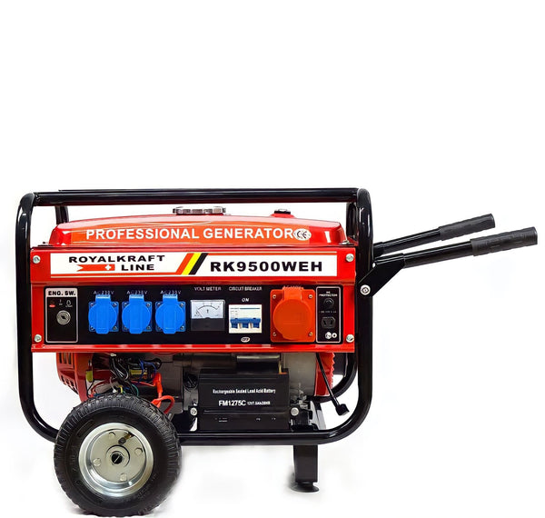 Generatore di corrente Diesel 6.7kW - 4 Tempi / 6700W 230v / 400v Inve